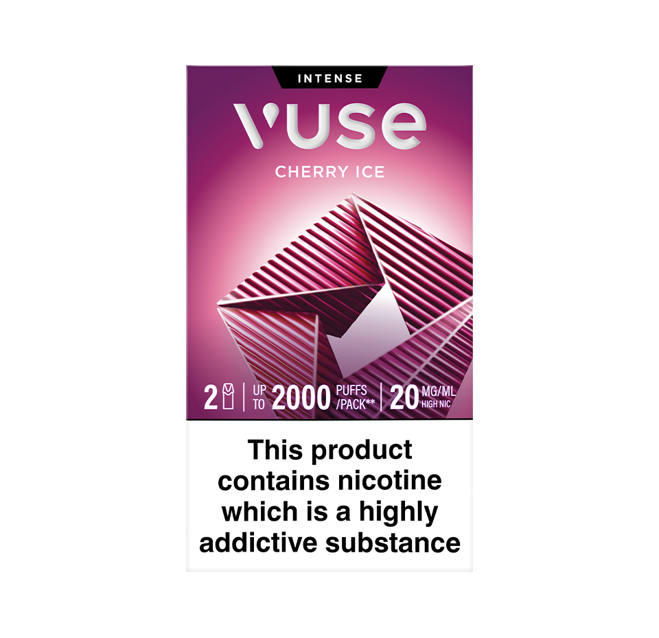 Cherry Ice | Vuse Extra Intense Flavour Pods Cherry Ice | Vuse Extra Intense Flavour Pods