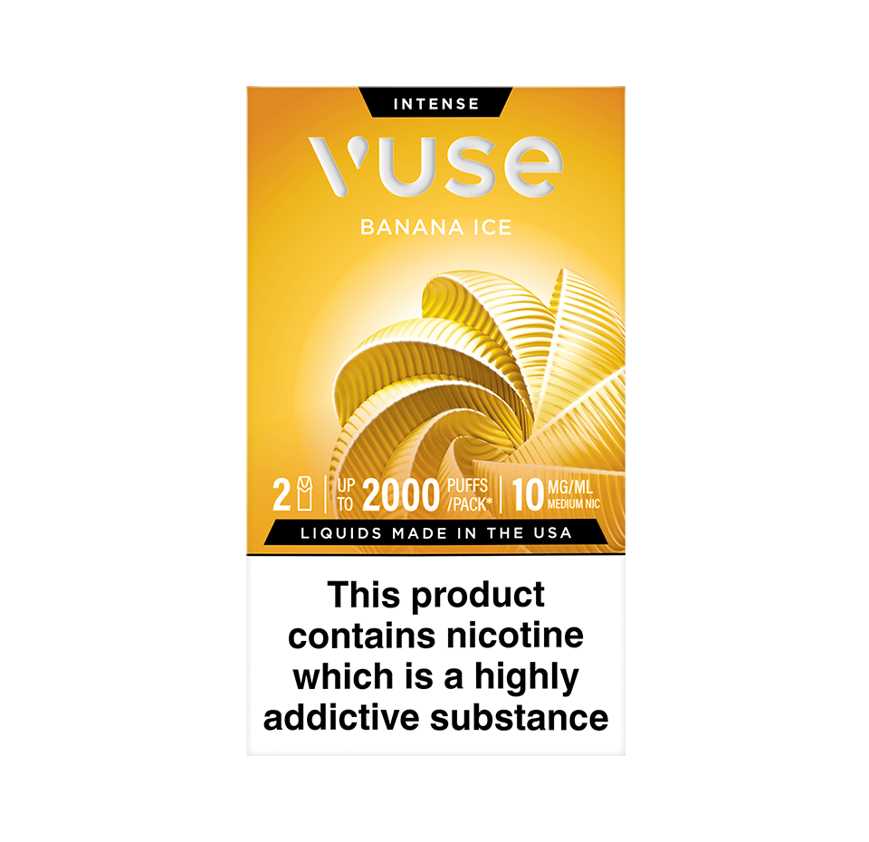Vuse Banana Ice | Extra Intense Flavour Pods Vuse Banana Ice | Extra Intense Flavour Pods