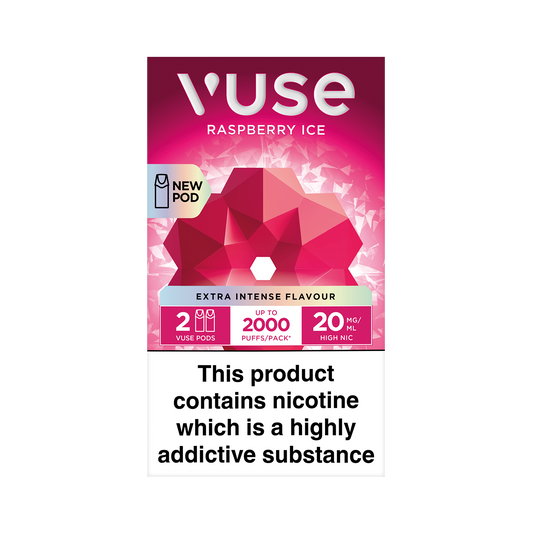 Vuse Raspberry Ice Extra Intense Flavour Pods v-pro