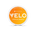 A circular badge reads “Nashville's Original Yelo Breakfast Burrito” in bold white text, featuring a gradient of orange and yellow within the circle, suggesting a sunny, vibrant theme.