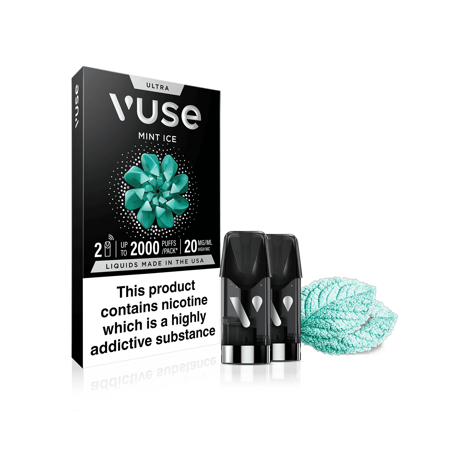 Mint Ice Vuse Ultra Smart Pods | 10M Mint Ice Vuse Ultra Smart Pods | 10M