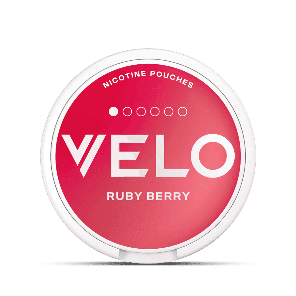 Velo Ruby Berry Mini Nicotine Pouches 10 Motives