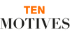 A logo features bold black text reading "MOTIVE," with a small orange rectangle above the "M," suggesting emphasis or branding design. The background is plain, focusing attention on the text.