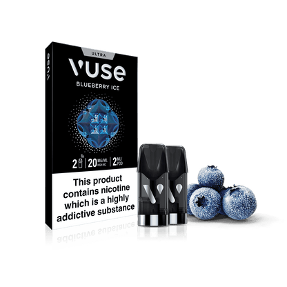 vuse pods blueberry ice Vuse Go Reload Blue Rechargeable Box Vape