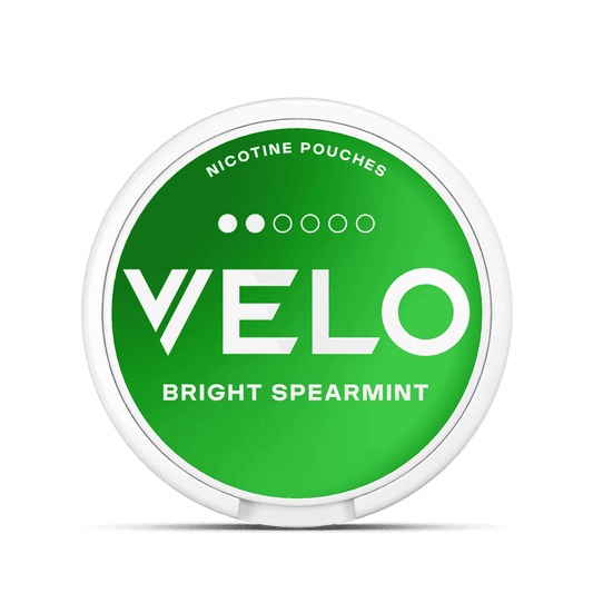 Bright spearmint mini mellow vape product front packaging