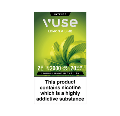 Vape product packaging front view