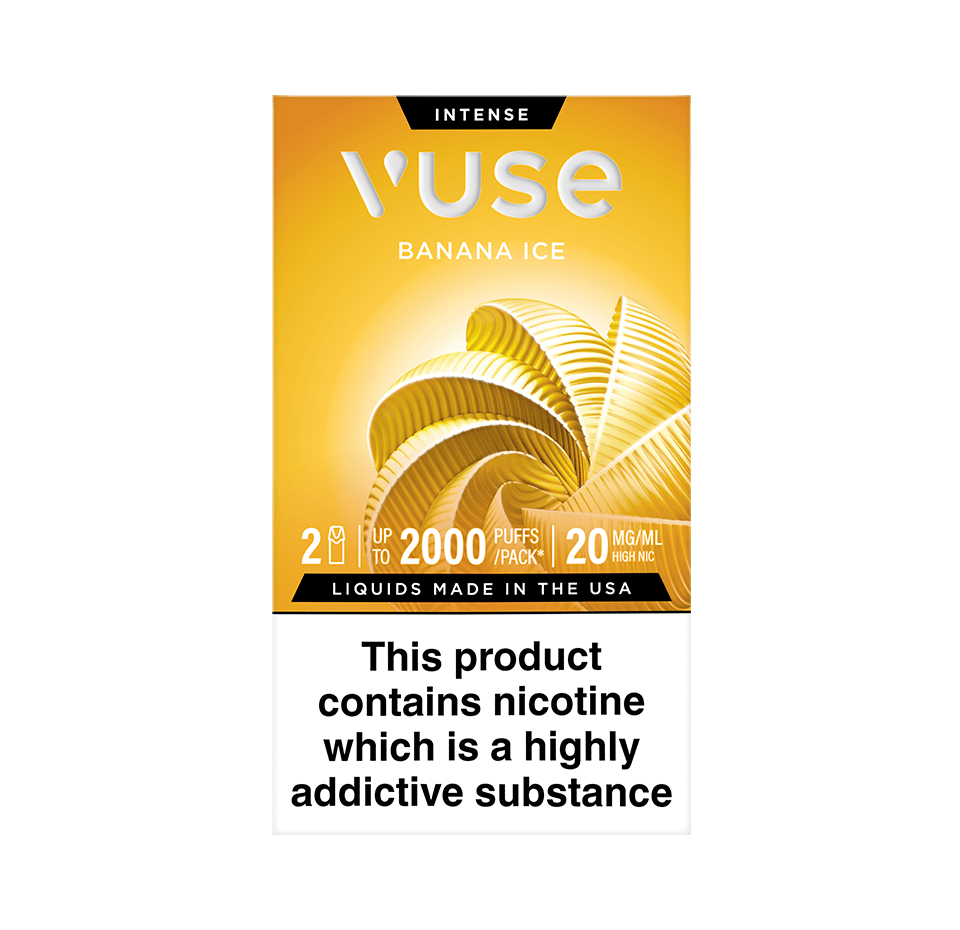 Vuse Banana Ice | Extra Intense Flavour Pods Vuse Banana Ice | Extra Intense Flavour Pods