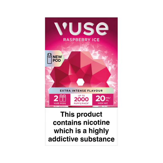 Vuse Raspberry Ice Extra Intense Flavour Pods v-pro