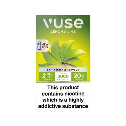 Vuse Lemon & Lime Extra Intense Flavour Pods v-Pro