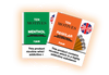 Promotional graphic for 'Ten Motives'  with 2 nicotine refills packs with subscription callouts on an orange background.